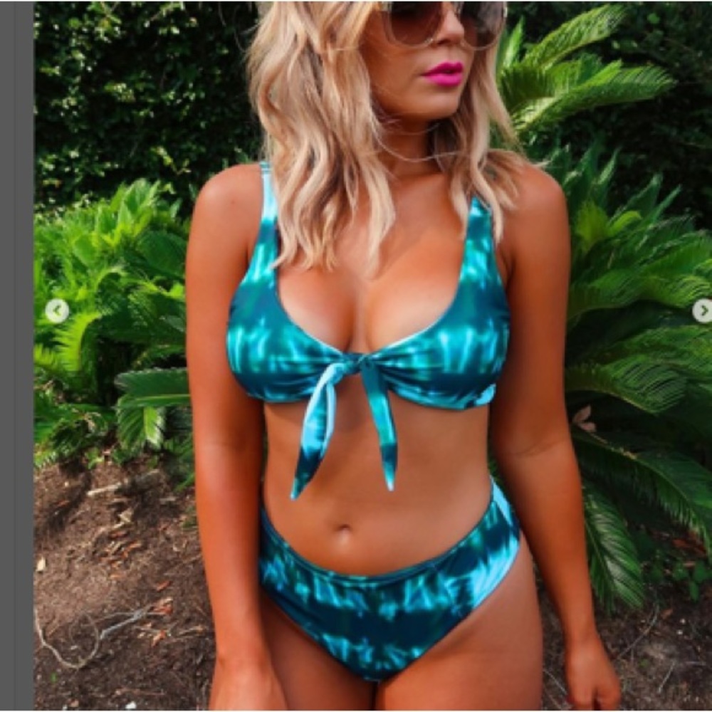 Tye dye cheeky swimsuit